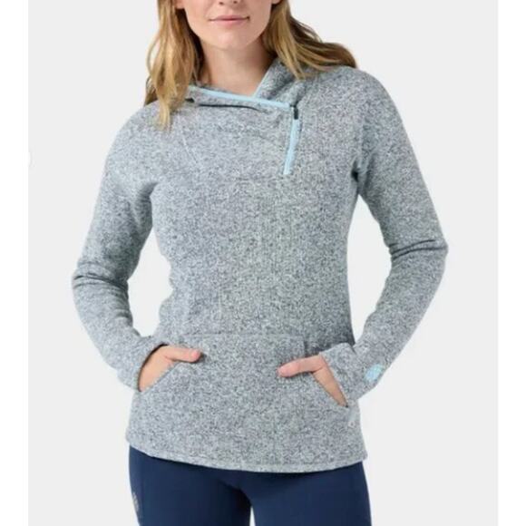 Stio Jackets & Blazers - Stio Sweetwater Fleece Hoodie in Windchill Heather Gray Size Small